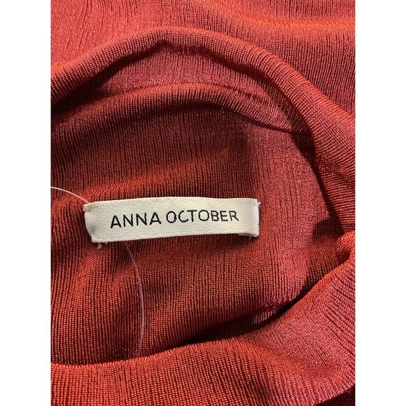 Anna October 'Novel' Red Top Size M - Picture 4 of 5